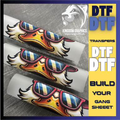DTF Custom Printing Gang Sheet